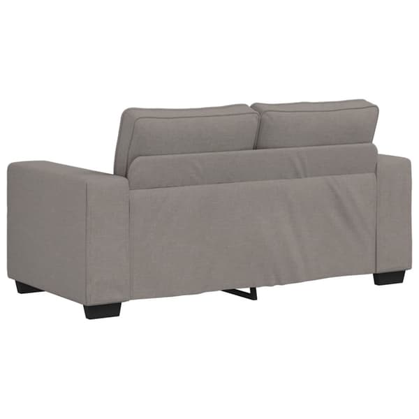 2-sitssoffa taupe 160x77x82 cm tyg