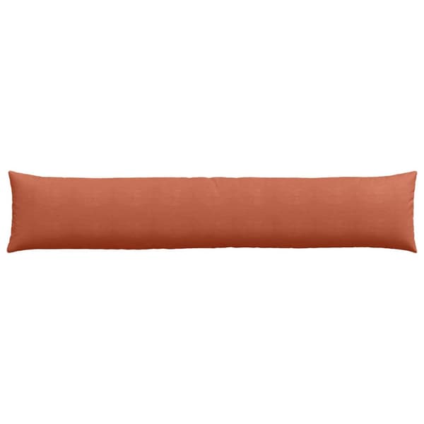 Sofakuddar 2 pcs Röd orange 200 x 40 cm Kordread tyg