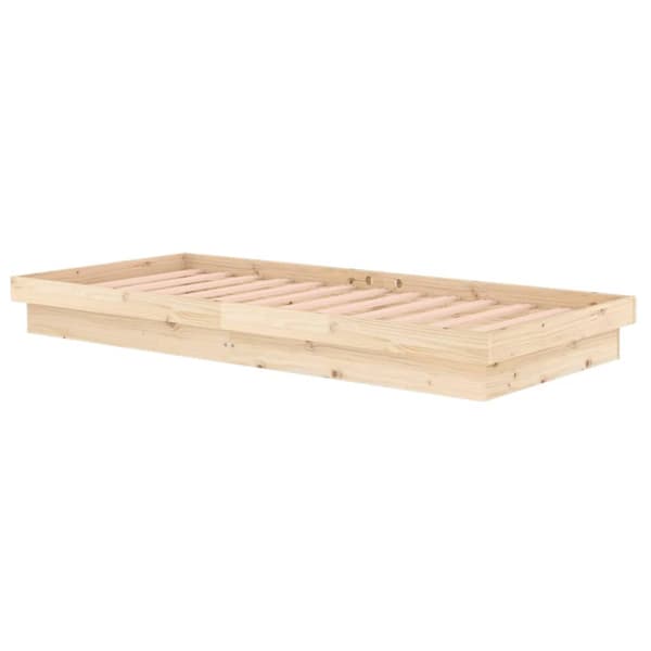 Sängram massivt trä 90x200 cm