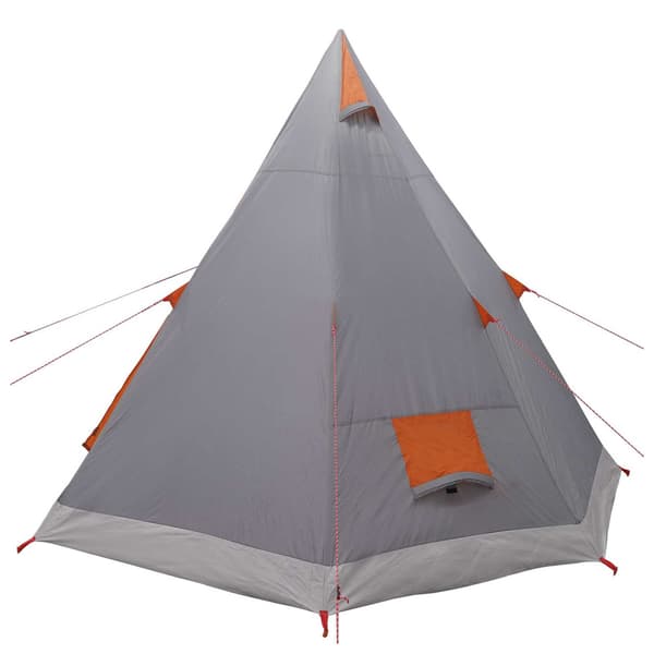 3 person Grå och orange 185T Polyester med PU-beläggning