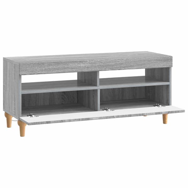 LED TV-skåp Grå Sonoma Konstruerat trä