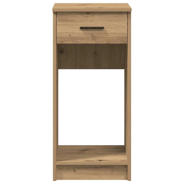 Datorstativ med låda ek 35x45x77 cm
