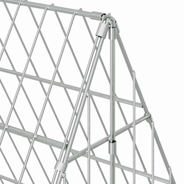 Hönshus Silver 650 x 100 x 85 cm Galvaniserat Stål