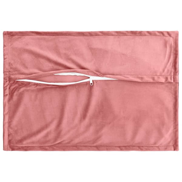 Kudde med kudde HOUTEN 2 st Rosa Sammet