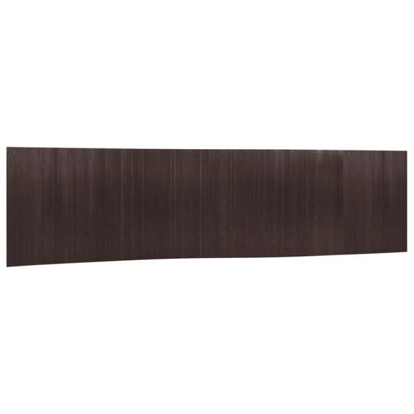 Rumsavdelare mörkbrun bredd 800 cm höjd 165 cm bambu