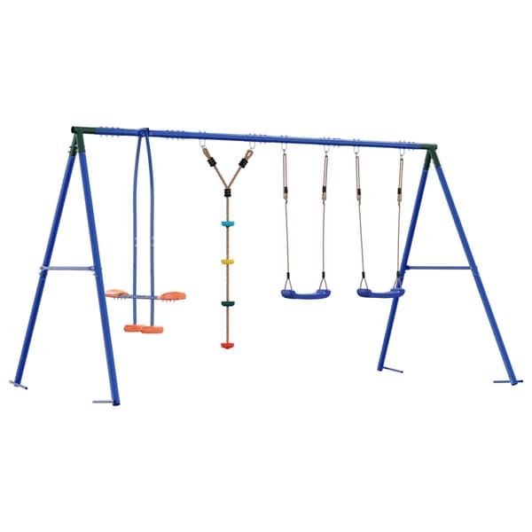 Utegunga set Flerfärgsdesign Stål och PE