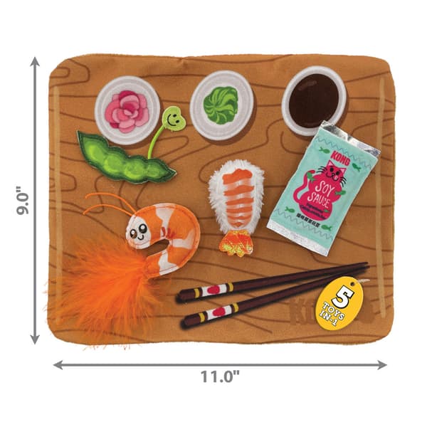 Kattleksak Pull-a-partz Sushi Flerfärgad