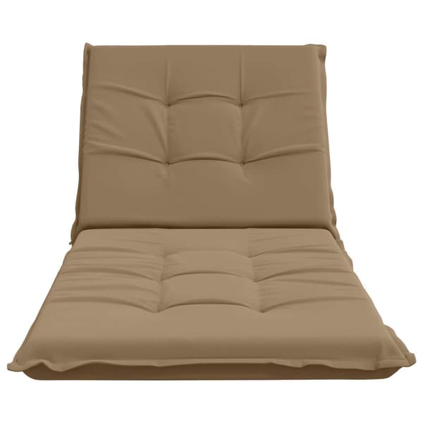 Solstol Kudde GEMERT 100% Polyester Taupe 190 x 70 x 9 cm