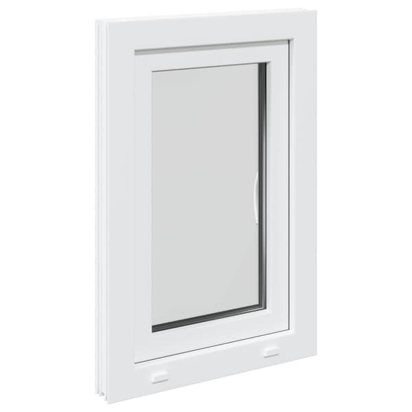 Källarfönster RISOR 40 x 80 cm PVC och glas