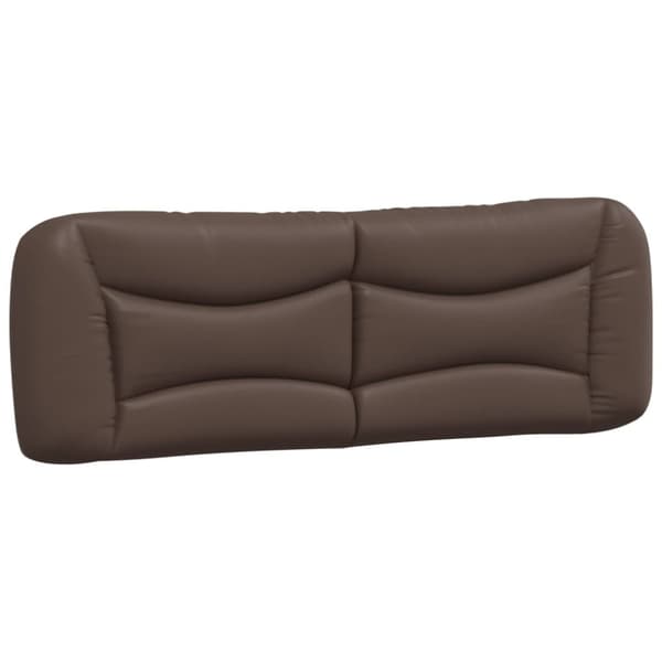 Bed Frame with LED without Mattress "Hvar" Brown 160x200 cm