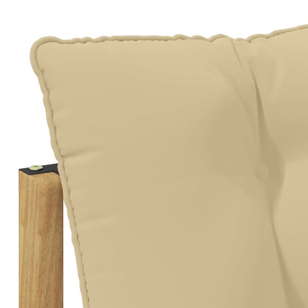 Modulsoffa utomhus mitt och hörn med kudde 3 Stycke Vit