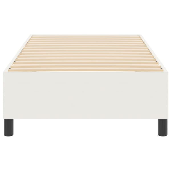 Plattform sängram Kräm 100 x 200 cm Kordread tyg