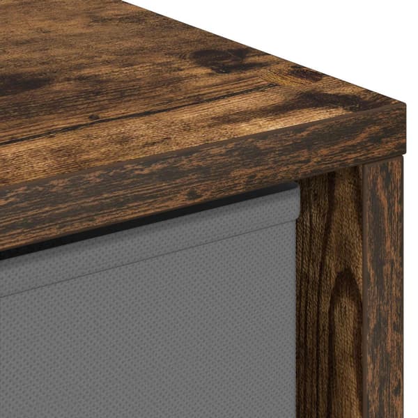Sideboard med låda Rökt ek 35 x 32 x 99,5 cm