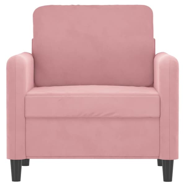 Fåtölj Rosa 60 cm sammet