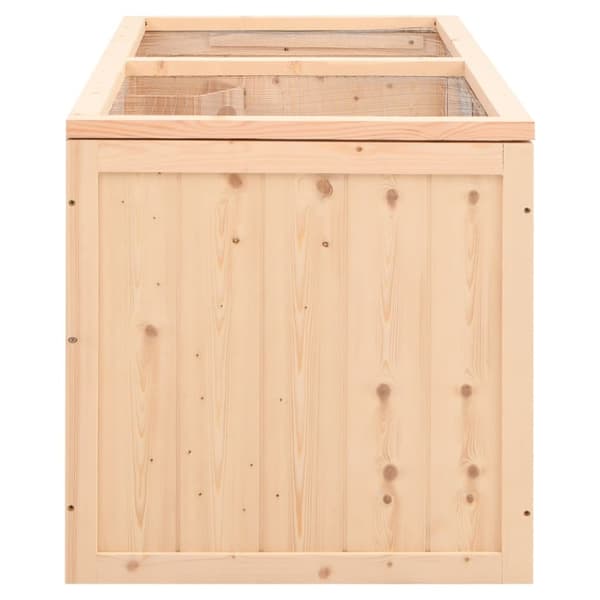 Hamsterbur 104x52x54 cm massivt trä gran