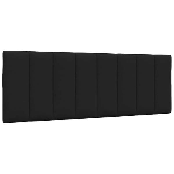 Bed Frame without Mattress "Hanko" Black 140x200 cm Fabric