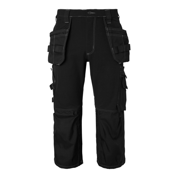 309 Craftsmen 3/4 Trousers Black Male