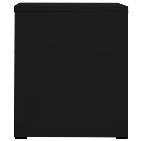 Dokumentskåp svart 46x62x72,5 cm stål