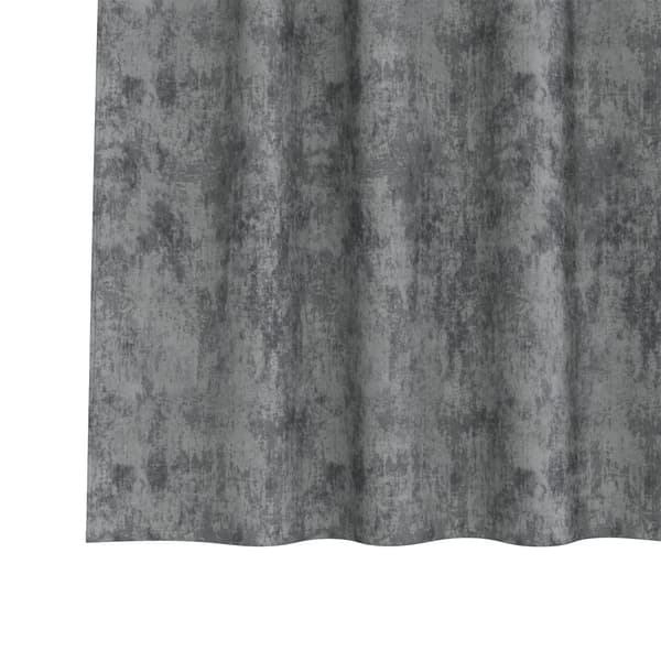 Sammetsgardiner med gardiner 2 pcs Grå 225 x 140 cm Sammet