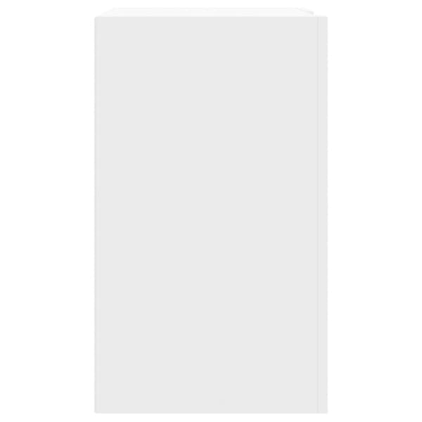 Väggskåp vit 75x35x60 cm konstruerat trä