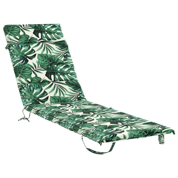 Solstol Kudde GEMERT 100% Polyester Bladmönster 200 x 50 x 3 cm