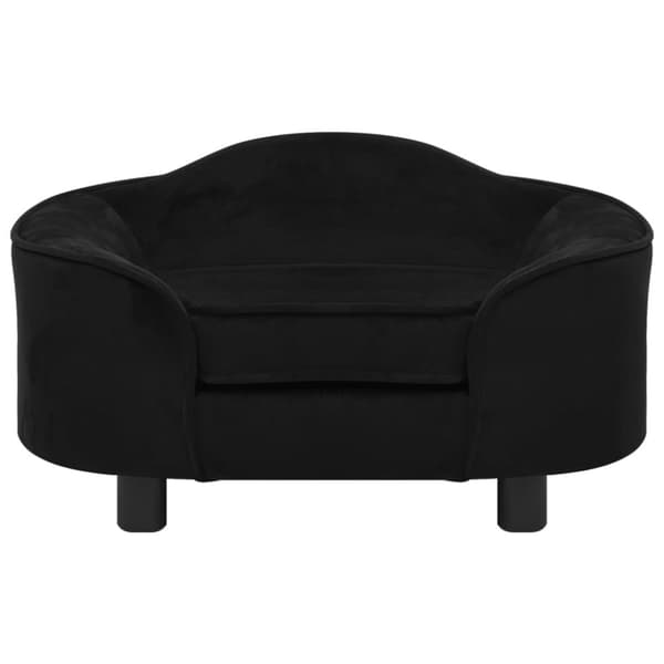 Hundsoffa Svart 67x47x36 cm plysch