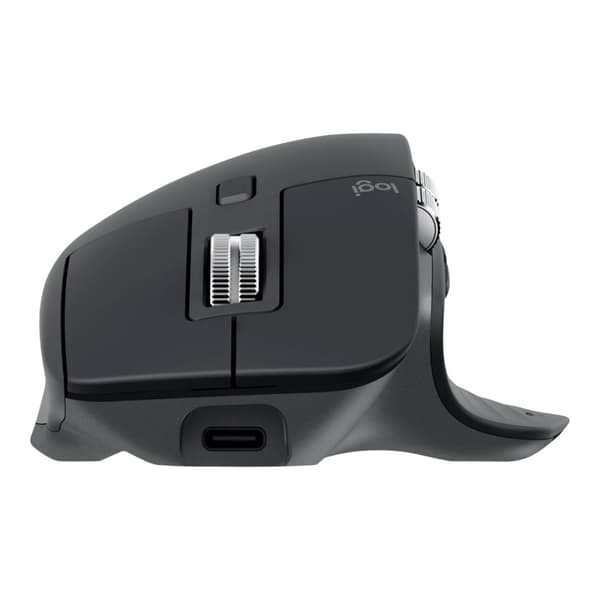 Logitech Master Series MX Master 3S - mus - 2.4 GHz, Bluetooth - grafit