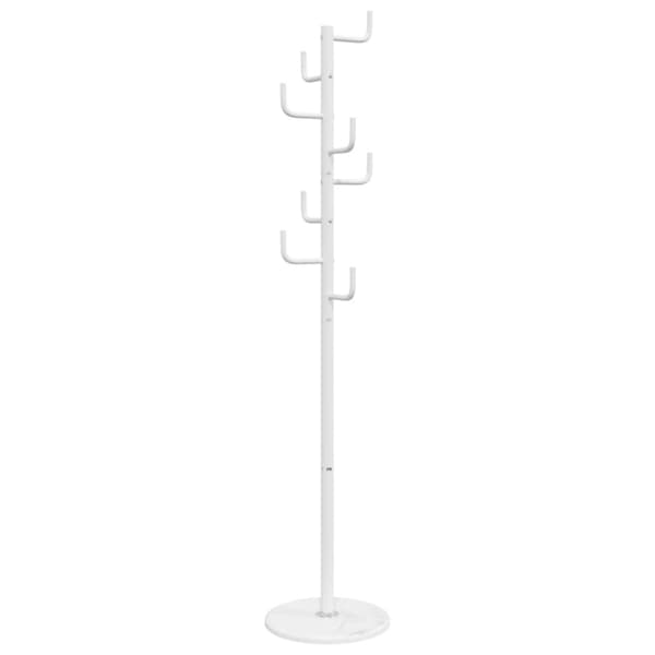 Klädhängare vit 183 cm pulverlackerat järn