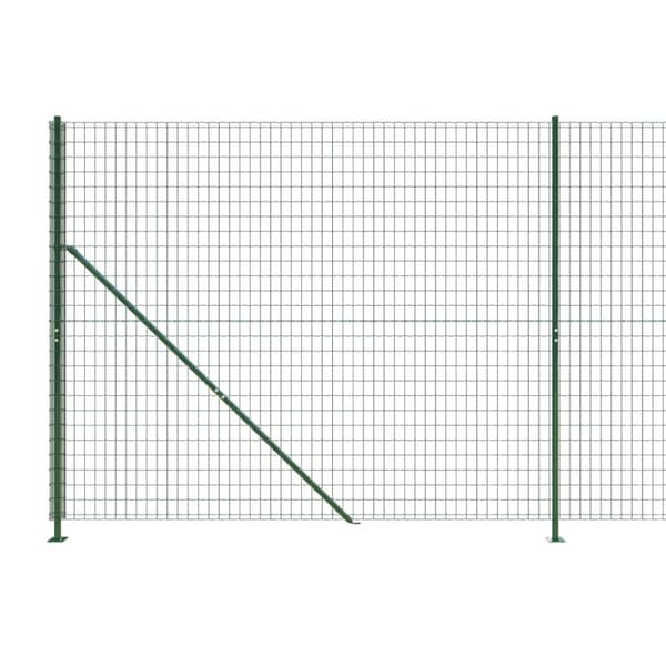 Stängsel med stolpsko grön 2x25 m