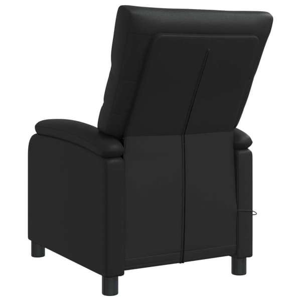Massagefåtölj Svart Konstläder