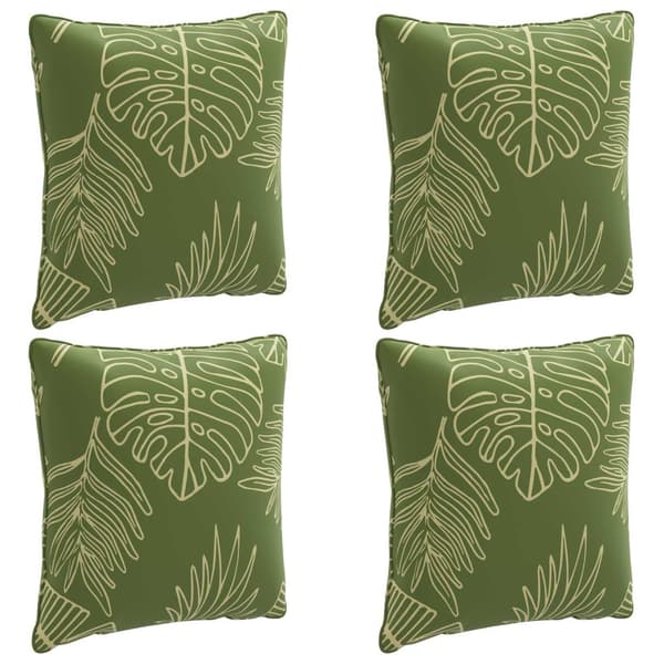 4-delad ryggkudde PUTTEN 4 st 100% Polyester Bladdesign