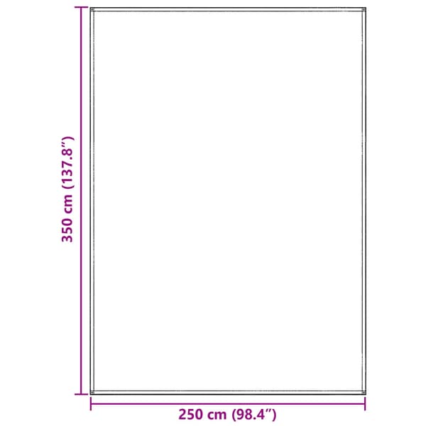 Tältmatta Ljusgrå 350 x 250 cm polyeten
