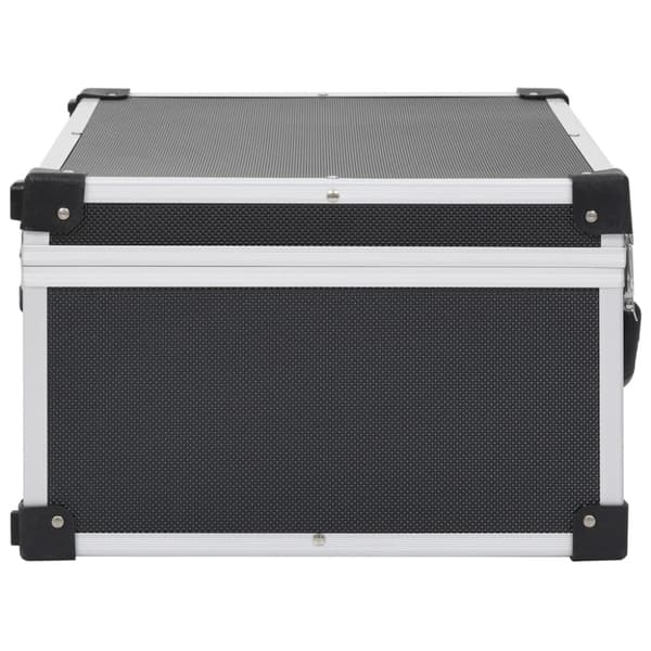 CD-väska för 60 cd-skivor aluminium ABS svart