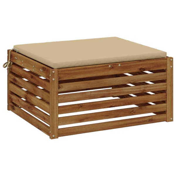 1-delad Sittdyna SOEST 100% Polyester Beige 60 x 60 x 3 cm