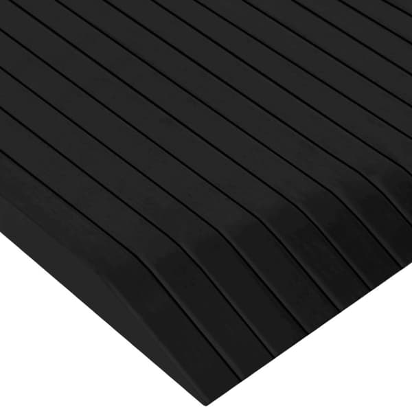 Tröskelramp 110x41x5 cm gummi