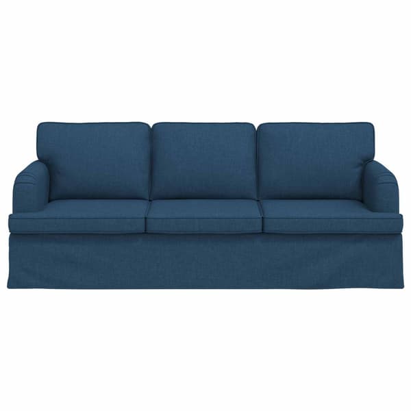 Soffa Blå 201 x 80 x 85 cm tyg