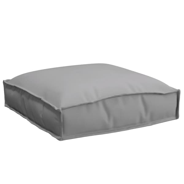 Kudde 2 pcs Grå 40 x 40 x 8 cm Oxford Tyg