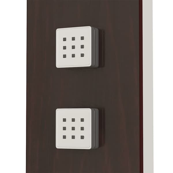 Duschpanelsystem glas brun