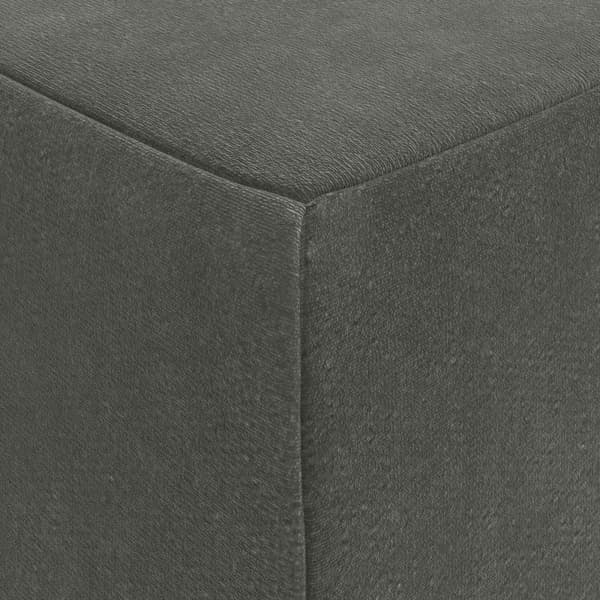 Fällbar Soffbed 75 x 63 x 45 cm Mörkgrå