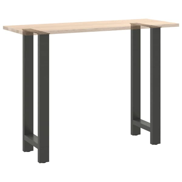 Barbordsben antracit 2 st 40x(100-101) cm stål