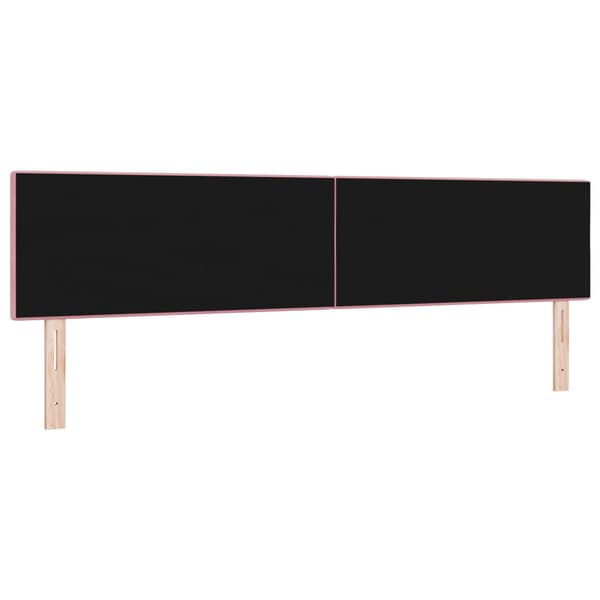 Huvudgavel Rosa 200 cm Sammet
