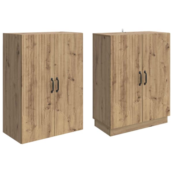 Skåpset 2 pcs Artisan-ek Konstruerat trä