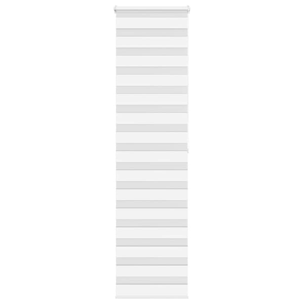 Rullgardin zebra vit 55x200 cm tyg bredd 50,9 cm polyester