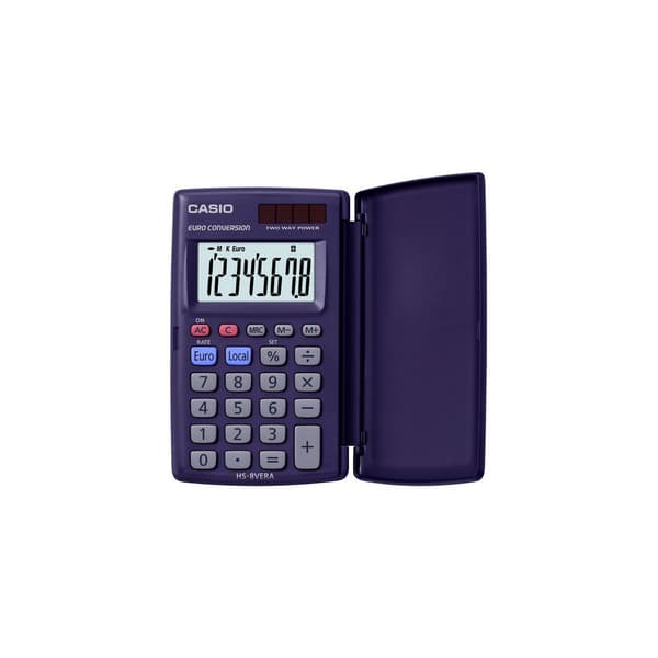 Miniräknare CASIO HS-8VERA svart