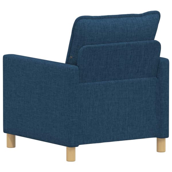 Soffa Blå Tyg