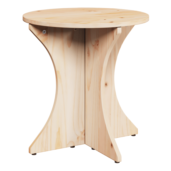 Kaffeebord 3 pcs Naturfärg