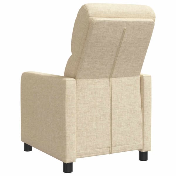 Recliner Gräddvit Tyg