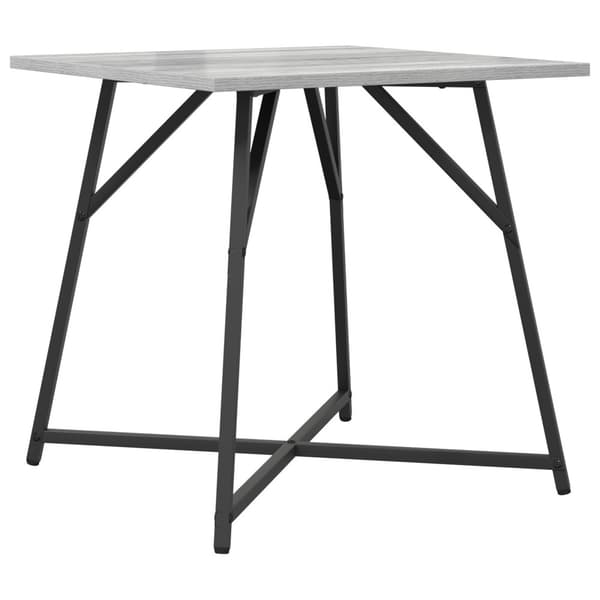 Sidobordsset 2 pcs Grå Sonoma och Svart