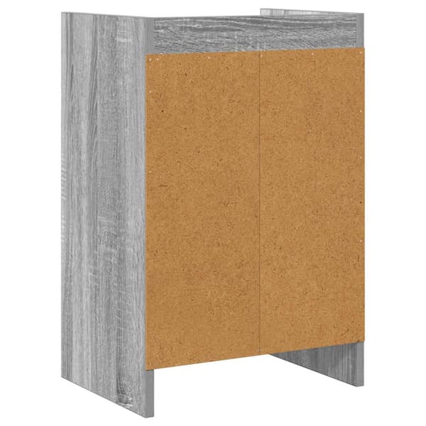 Sängbord 2 pcs Grå Sonoma 40 x 30 x 60 cm Konstruerat trä