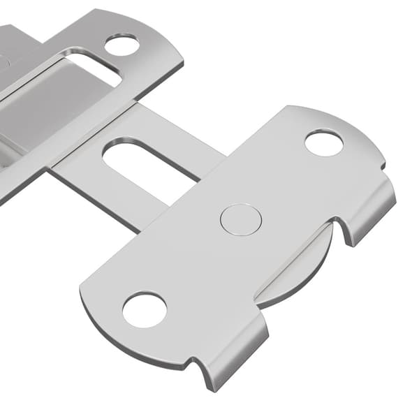 Dörrlås 2 pcs Silver 70 x 8 mm Stål